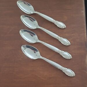 Vintage Community Ballad Silverplate Demitasse Spoons